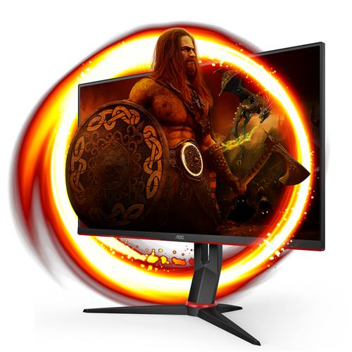 AOC Q27G2S/EU Monitor PC 68,6 cm (27) 2560 x 1440 Pixel Quad HD LED Nero, Rosso