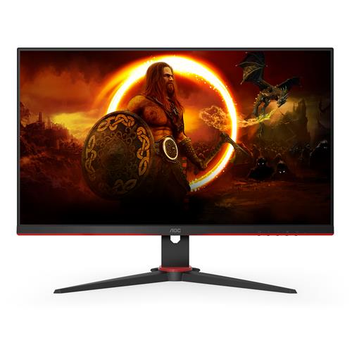 AOC G2 24G2ZE/BK LED display 60,5 cm (23.8) 1920 x 1080 Pixel Full HD Nero, Rosso