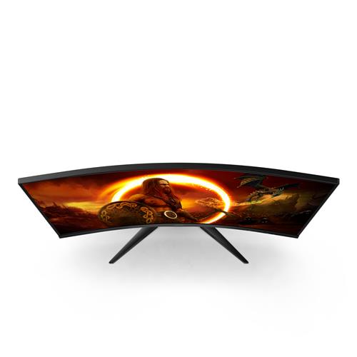 AOC G2 CQ32G2SE/BK LED display 80 cm (31.5) 2560 x 1440 Pixel 2K Ultra HD Nero, Rosso