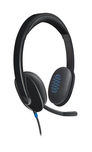 Logitech H540 Auricolare Cablato A Padiglione Ufficio USB tipo A Nero