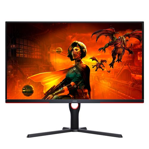 AOC G3 U32G3X/BK LED display 80 cm (31.5) 3840 x 2160 Pixel 4K Ultra HD Nero, Rosso