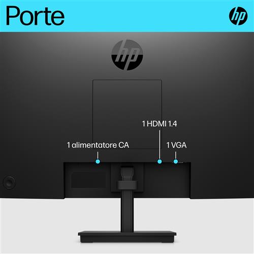 HP P24v G5 FHD Monitor Monitor PC 60,5 cm (23.8) 1920 x 1080 Pixel Full HD LCD Nero