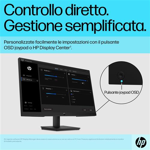HP P24v G5 FHD Monitor Monitor PC 60,5 cm (23.8) 1920 x 1080 Pixel Full HD LCD Nero