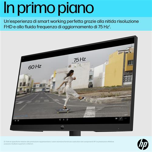 HP P24v G5 FHD Monitor Monitor PC 60,5 cm (23.8) 1920 x 1080 Pixel Full HD LCD Nero