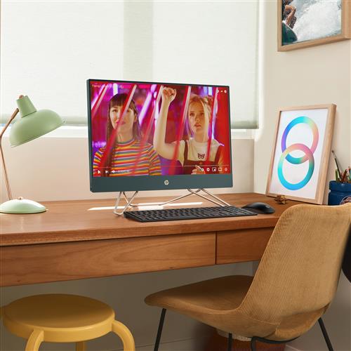 HP 24-cb1054nl Intel Core i3 i3-1215U 60,5 cm (23.8) 1920 x 1080 Pixel PC All-in-one 8 GB DDR4-SDRAM 512 GB SSD Windows 11 Home Wi-Fi 6 (802.11ax) Nero