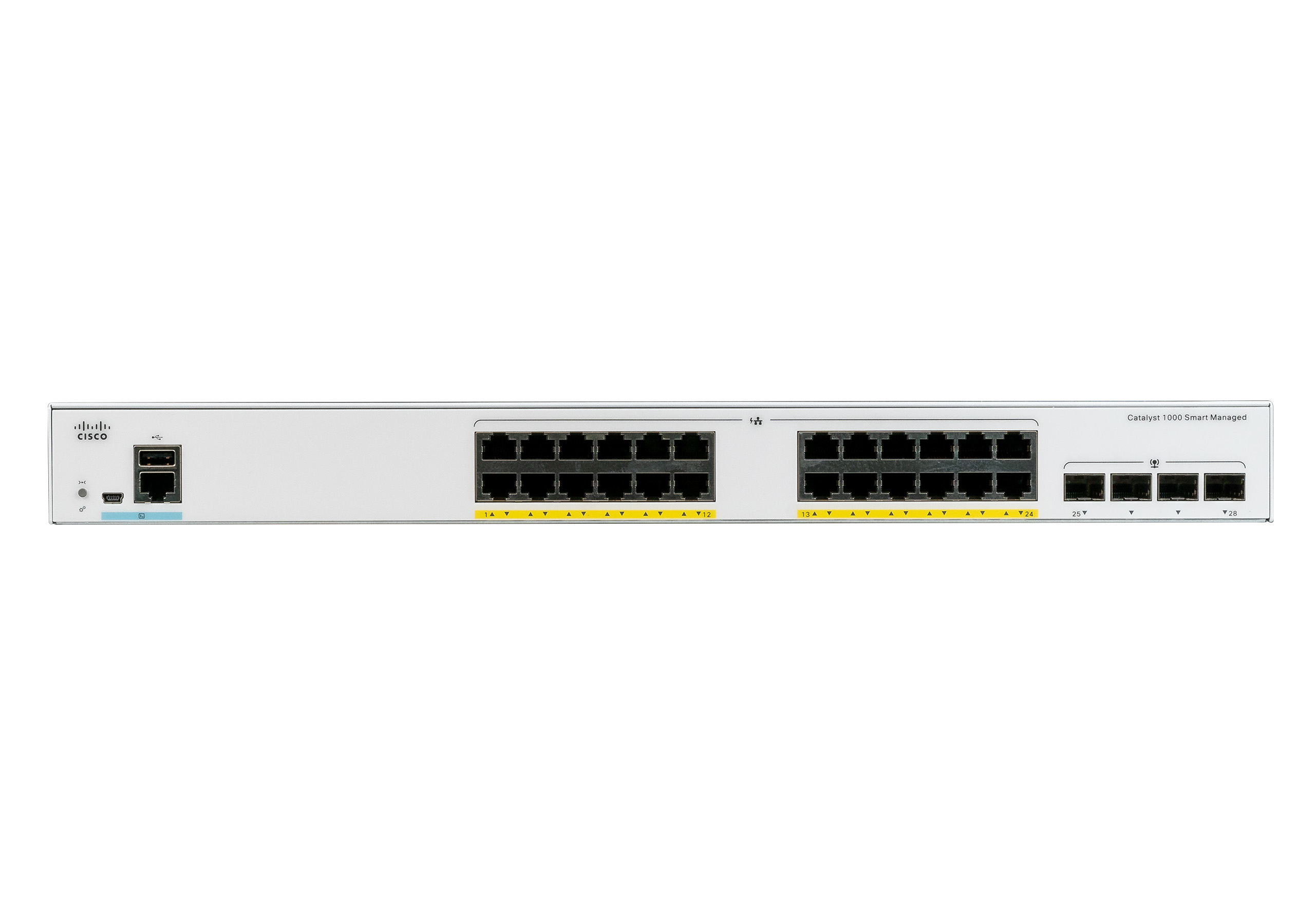Cisco Catalyst C1000-24FP-4X-L switch di rete Gestito L2 Gigabit Ethernet (10/100/1000) Supporto Power over Ethernet (PoE) Grigio