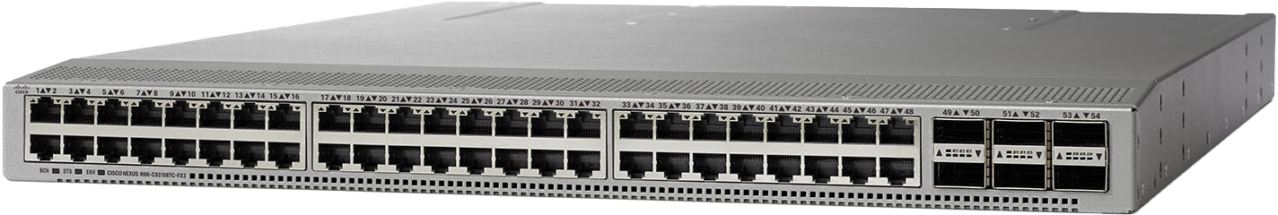 Cisco Nexus N9K-C93180YC-FX3H switch di rete Gestito L2/L3 Gigabit Ethernet (10/100/1000) Supporto Power over Ethernet (PoE) Grigio