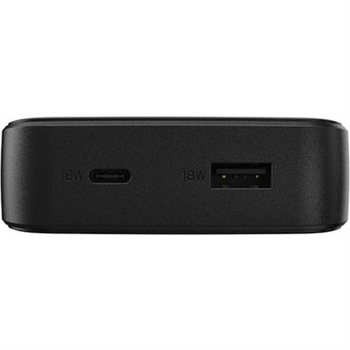 POWER BANK 15K MAH USB A AND C 18W USB-PD + WIRELESS 10W BLACK