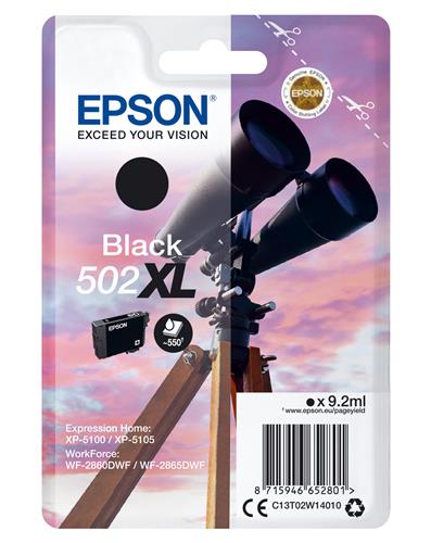 Epson 502XL cartuccia d'inchiostro 1 pz Originale Resa elevata (XL) Nero