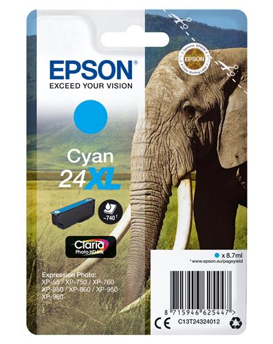 Epson Elephant C13T24324012 cartuccia d'inchiostro 1 pz Originale Resa elevata (XL)