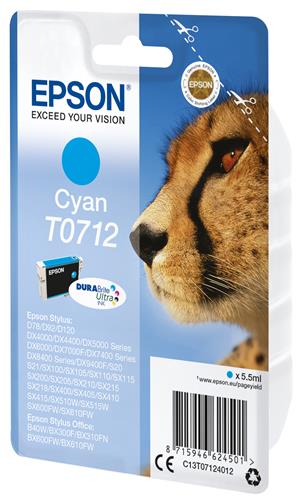 Epson T0712 cartuccia d'inchiostro 1 pz Originale Resa standard
