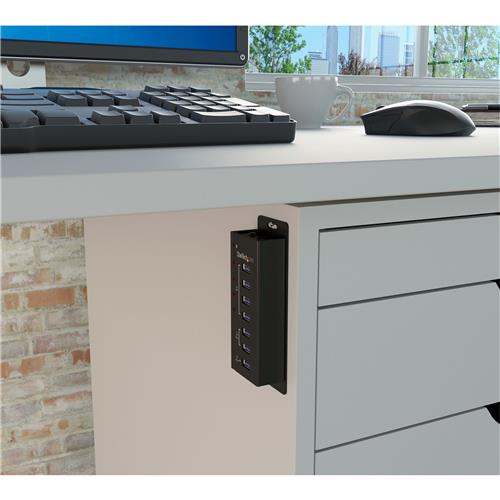 StarTech.com ST4300U3C3 hub di interfaccia USB 3.2 Gen 1 (3.1 Gen 1) Type-B 5000 Mbit/s Nero