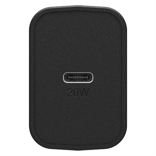 OTTERBOX EU WALL CHARGER 20W - 1X USB-C 20W USB-PD BLACK