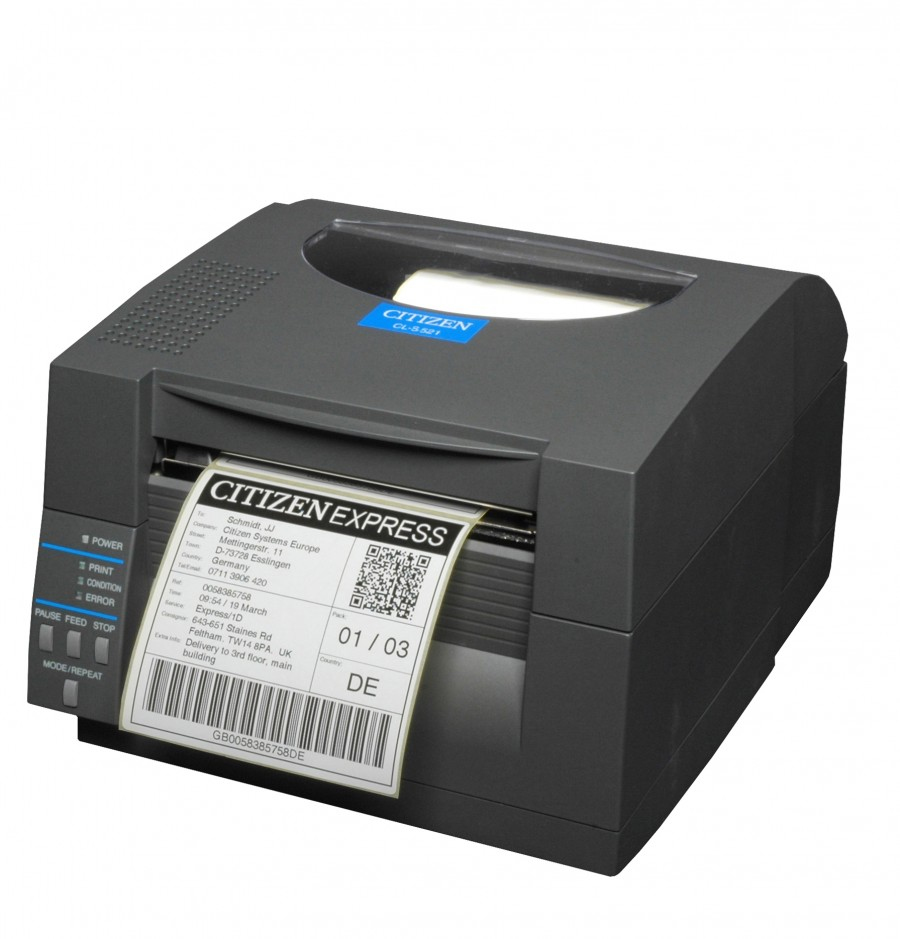 Citizen CL-S521II stampante per etichette (CD) Termica diretta 203 x 203 DPI 150 mm/s Cablato