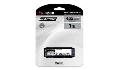 Kingston Technology KC2500 1 TB M.2 PCI Express 3.0 NVMe 3D TLC