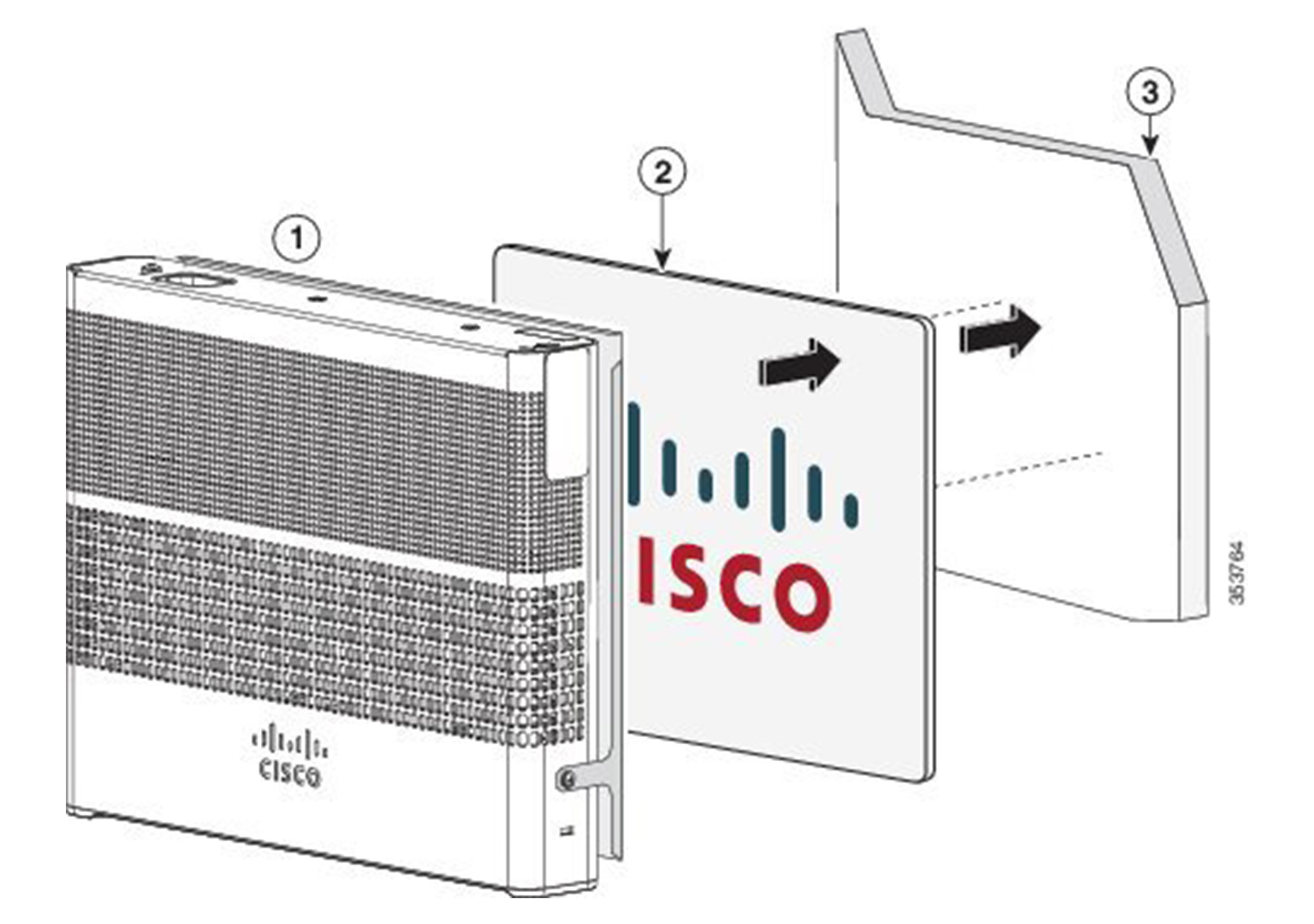 Cisco CMPCT-MGNT-TRAY= kit di fissaggio Bianco