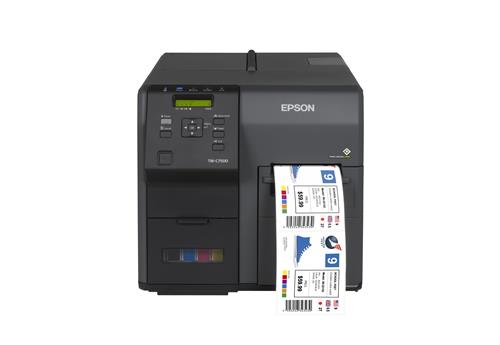 Epson ColorWorks C7500G stampante per etichette (CD) Ad inchiostro A colori 600 x 1200 DPI 300 mm/s Collegamento ethernet LAN