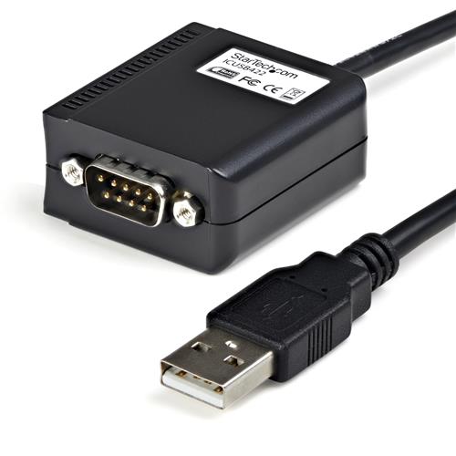 StarTech.com ICUSB422 adattatore per inversione del genere dei cavi DB9 M USB-A FM Nero