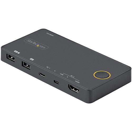StarTech.com SV221HUC4K switch per keyboard-video-mouse (kvm) Nero