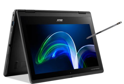 Acer TravelMate Spin B3 TMB311RN-32- C8AN Intel Celeron N N4500 Ibrido (2 in 1) 29,5 cm (11.6) Touch screen Full HD 4 GB DDR4-SDRAM 128 GB eMMC Wi-Fi 6 (802.11ax) Windows 11 Pro Education Ottone