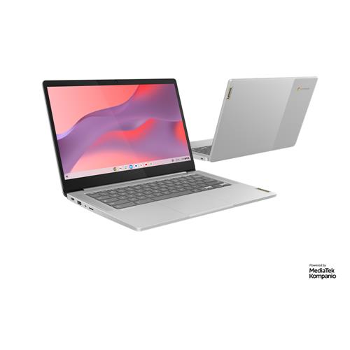 Lenovo IdeaPad Slim 3 Chrome 14M868 MediaTek Kompanio 520 Chromebook 35,6 cm (14) Full HD 8 GB LPDDR4x-SDRAM 128 GB eMMC Wi-Fi 6 (802.11ax) ChromeOS Grigio