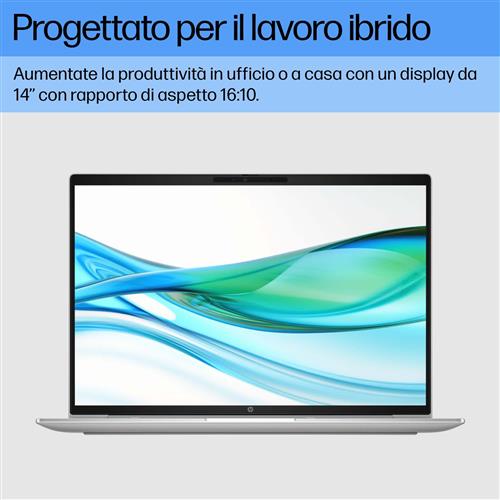 HP ProBook 460 G11 Intel Core Ultra 7 155U Computer portatile 40,6 cm (16) WUXGA 16 GB DDR5-SDRAM 512 GB SSD Wi-Fi 6E (802.11ax) Windows 11 Pro Argento