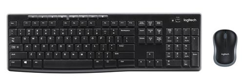 Logitech Wireless Combo MK270 tastiera Mouse incluso Casa USB QWERTY Inglese UK Nero