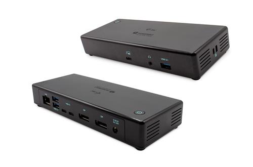 i-tec TB3CDUALDPDOCKPD replicatore di porte e docking station per laptop Cablato Thunderbolt 3 Nero