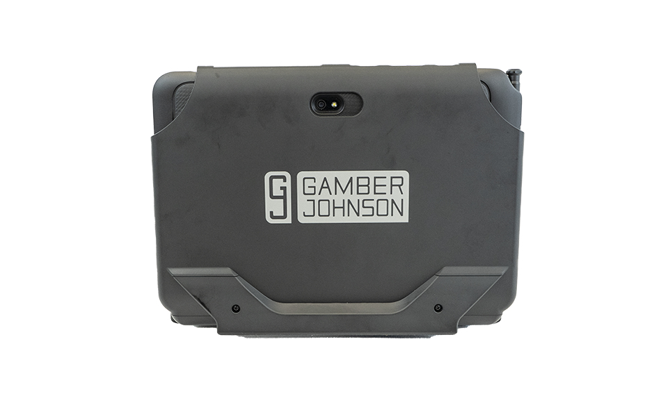 Gamber-Johnson 7160-1869-02 tastiera per dispositivo mobile QWERTZ Tedesco Pin Pogo Nero