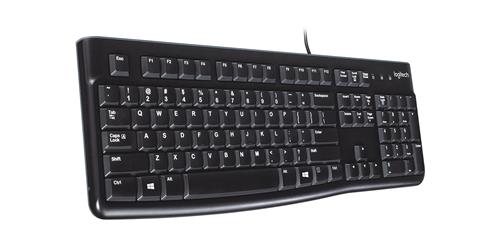 Logitech Keyboard K120 for Business tastiera Universale USB QWERTY Inglese Nero