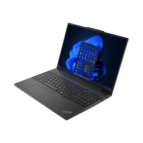 Lenovo ThinkPad E16 Intel Core Ultra 7 155H Computer portatile 40,6 cm (16) WUXGA 16 GB DDR5-SDRAM 512 GB SSD Wi-Fi 6E (802.11ax) Windows 11 Pro Nero