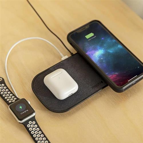 mophie 409903635 Caricabatterie per dispositivi mobili Auricolare, Smartphone Nero AC Carica wireless Interno