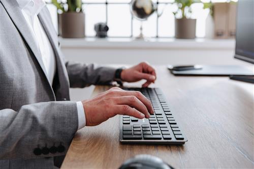 CHERRY KW X ULP tastiera Universale USB + RF Wireless + Bluetooth QWERTY Inglese UK Nero