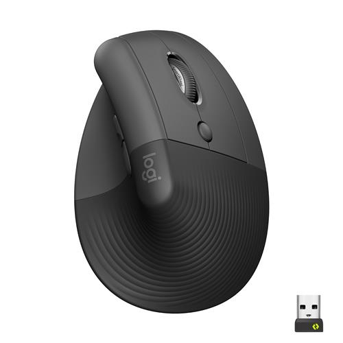 Logitech Lift mouse Ufficio Mano destra RF senza fili + Bluetooth Ottico 4000 DPI