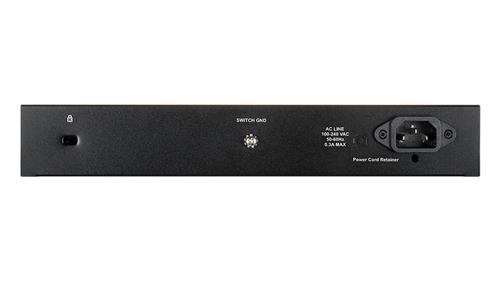 D-Link DGS-1024D switch di rete Non gestito Gigabit Ethernet (10/100/1000) 1U Nero, Argento
