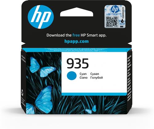 HP 935 Cyan Original Ink Cartridge cartuccia d'inchiostro 1 pz Resa standard