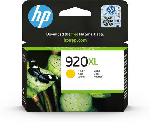 HP 920XL High Yield Yellow Original Ink Cartridge cartuccia d'inchiostro 1 pz Resa elevata (XL)
