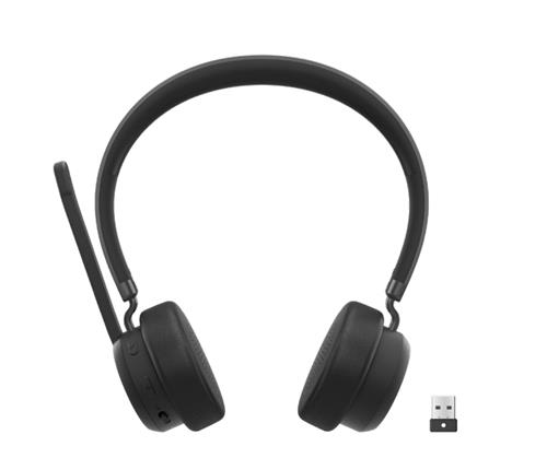 Lenovo Wireless VoIP Headset Auricolare A Padiglione Ufficio Bluetooth Nero
