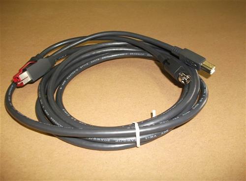 Epson 2218424 cavo di alimentazione Nero 3 m PoweredUSB