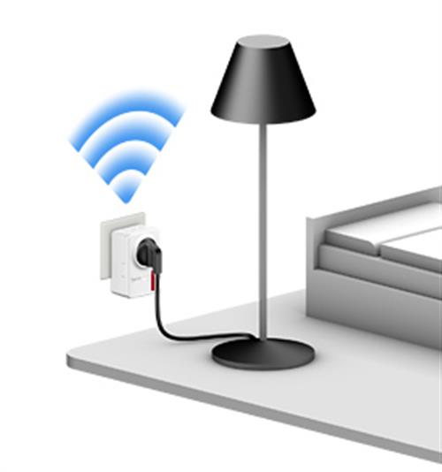 FRITZ!DECT 200 International presa intelligente 1,1 W Casa Bianco