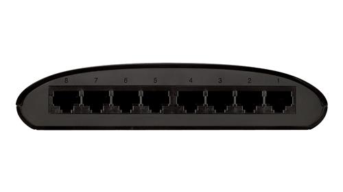 D-Link DES-1008D Non gestito Fast Ethernet (10/100) Nero