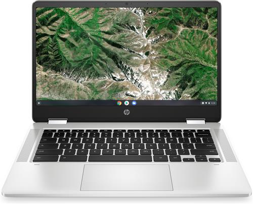HP Chromebook x360 14a-ca0019nl Intel Celeron N4120 35,6 cm (14) Touch screen Full HD 4 GB LPDDR4-SDRAM 64 GB eMMC Wi-Fi 5 (802.11ac) ChromeOS Argento