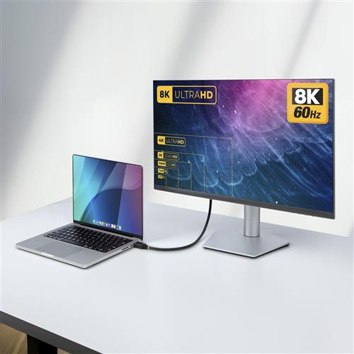 CAVO HDMI 2.1 8K 60HZ DA 50CM CERTIFICATO AD ALTISSIMA VELOCIT