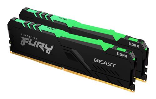 Kingston Technology FURY Beast RGB memoria 16 GB 2 x 8 GB DDR4 3200 MHz