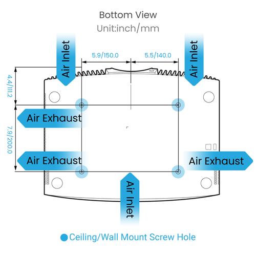 BenQ W5800 Proiettore a raggio standard 2600 ANSI lumen DLP UHD 4K (3840x2160) Compatibilità 3D Nero