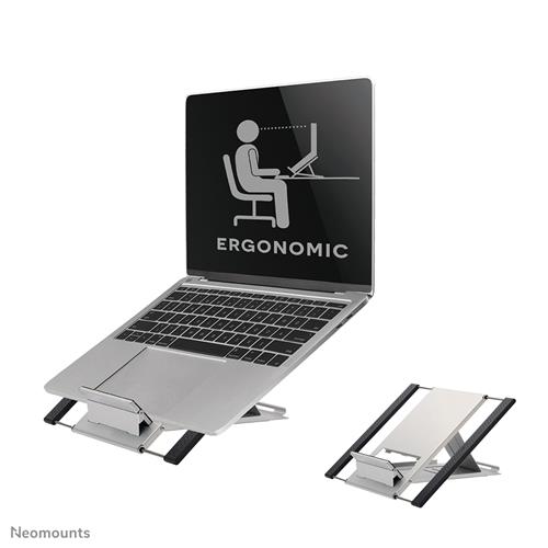 Neomounts NSLS100 supporto per laptop Mensola a braccio per notebook Argento 55,9 cm (22)