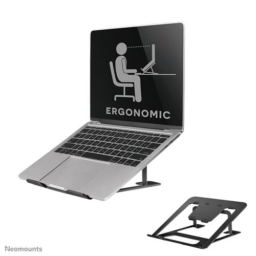 Neomounts NSLS085BLACK supporto per laptop Supporto per computer portatile Nero 43,2 cm (17)