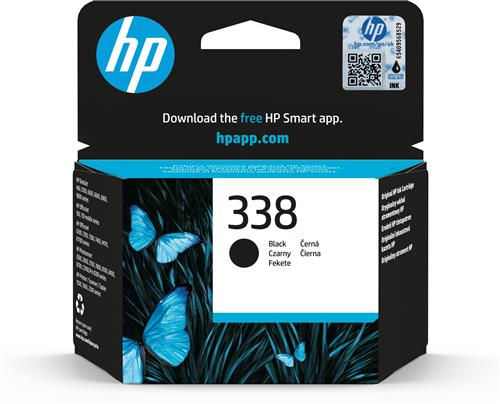 HP 338 Black Original Ink Cartridge cartuccia d'inchiostro 1 pz Resa standard