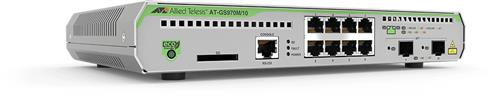 Allied Telesis AT-GS970M/10PS-50 Gestito L3 Gigabit Ethernet (10/100/1000) Supporto Power over Ethernet (PoE) 1U Nero, Grigio