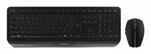 CHERRY JD-7000FR-2 tastiera Mouse incluso Casa/ufficio RF Wireless AZERTY Francese Nero